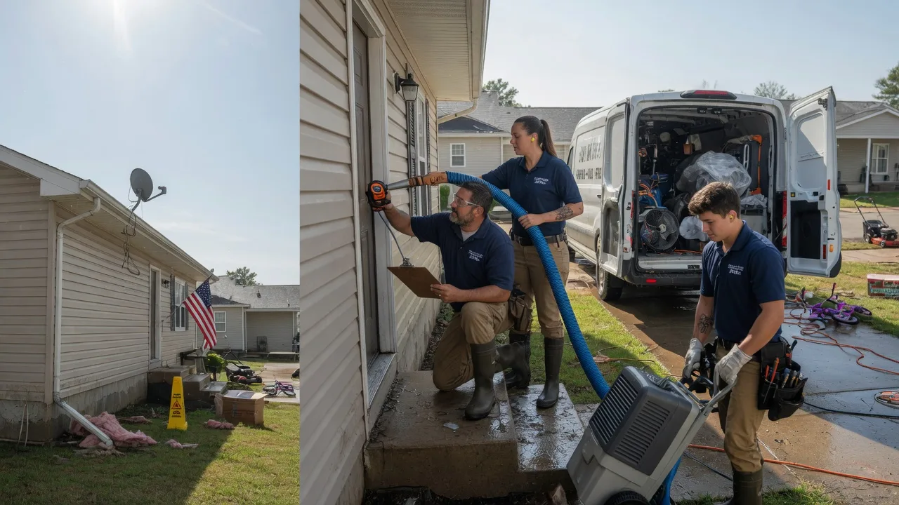 Ceiling Water Damage Restoration in New Richland, MN near me